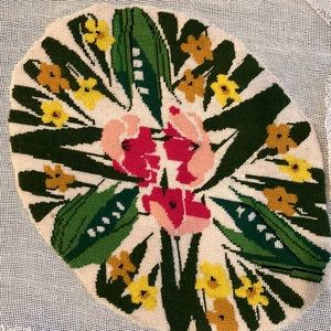 Superb Vintage Woolen Needlepoint